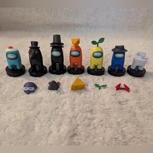 ​Among Us Official Crewmate Stampers Lot (7 Figures + Accessories)